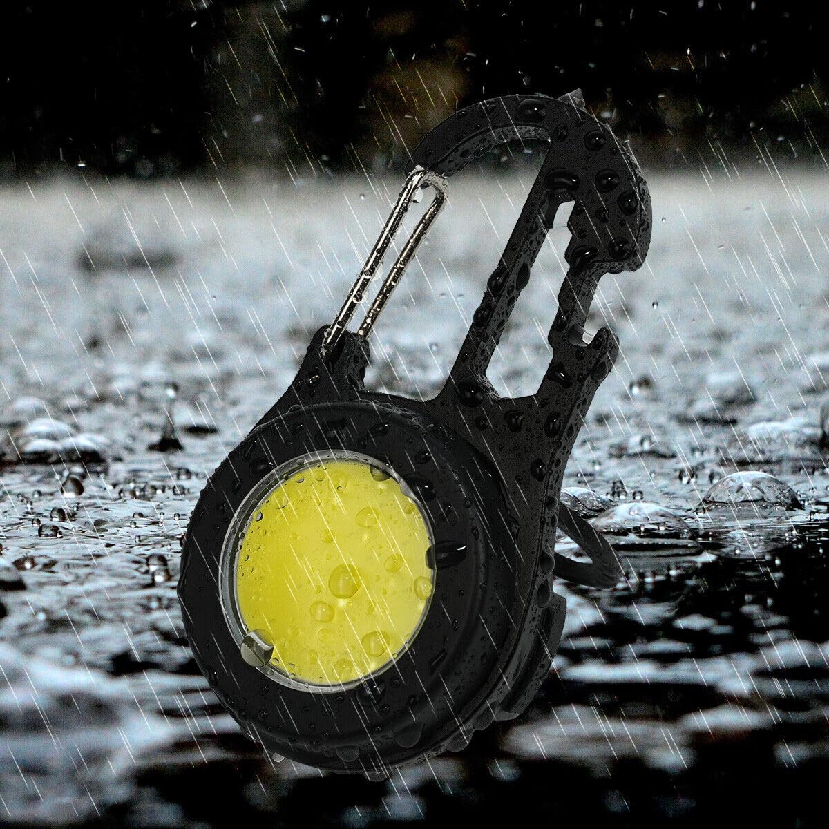 Mini LED Inspection Lights, COB LED Rechargeable Work Lamp, 800 Lumens, Hand Light, Portable Work Lamp, Magnetic Mechanic Light, for Repair, Emergency, Camping