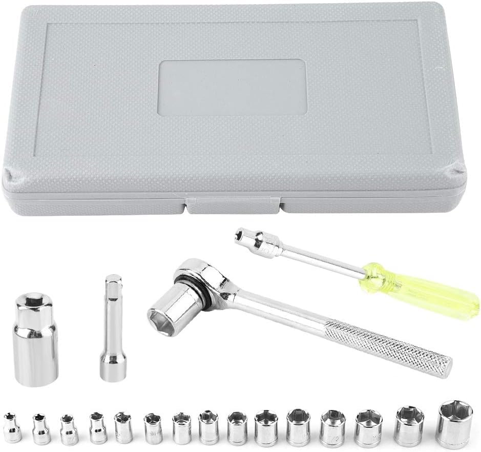 40 in 1 Screw Driver Set PCS Automobile Motorcycle Tool Box Set Socket Wrench Sleeve Suit Hardware Auto Car Repair Tools Socket Home Tool kit Set