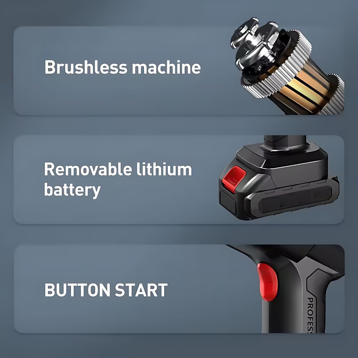 Handheld Car Vacuum Cleaner | 21000Pa High Suction | Cordless 18V/120W Mini Vacuum | Portable Cleaner for Car, Home, Office, Pet Hair | Long Battery Life