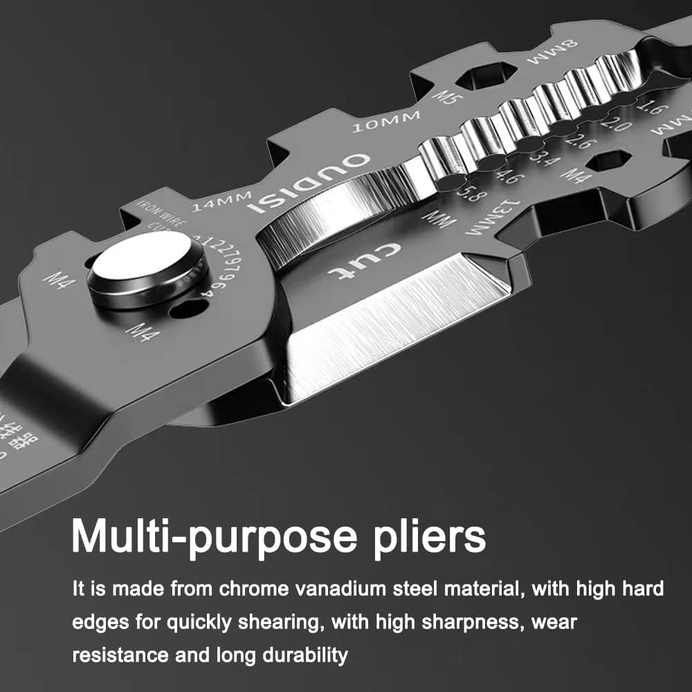 All in 1 Multifunction Stainless Steel Wire Stripper/Wire Crimping Tool, Wire Cutter, Wire Crimper, Cable Stripper, Wiring Tools and Multi-Function Hand Tool (25 IN 1)