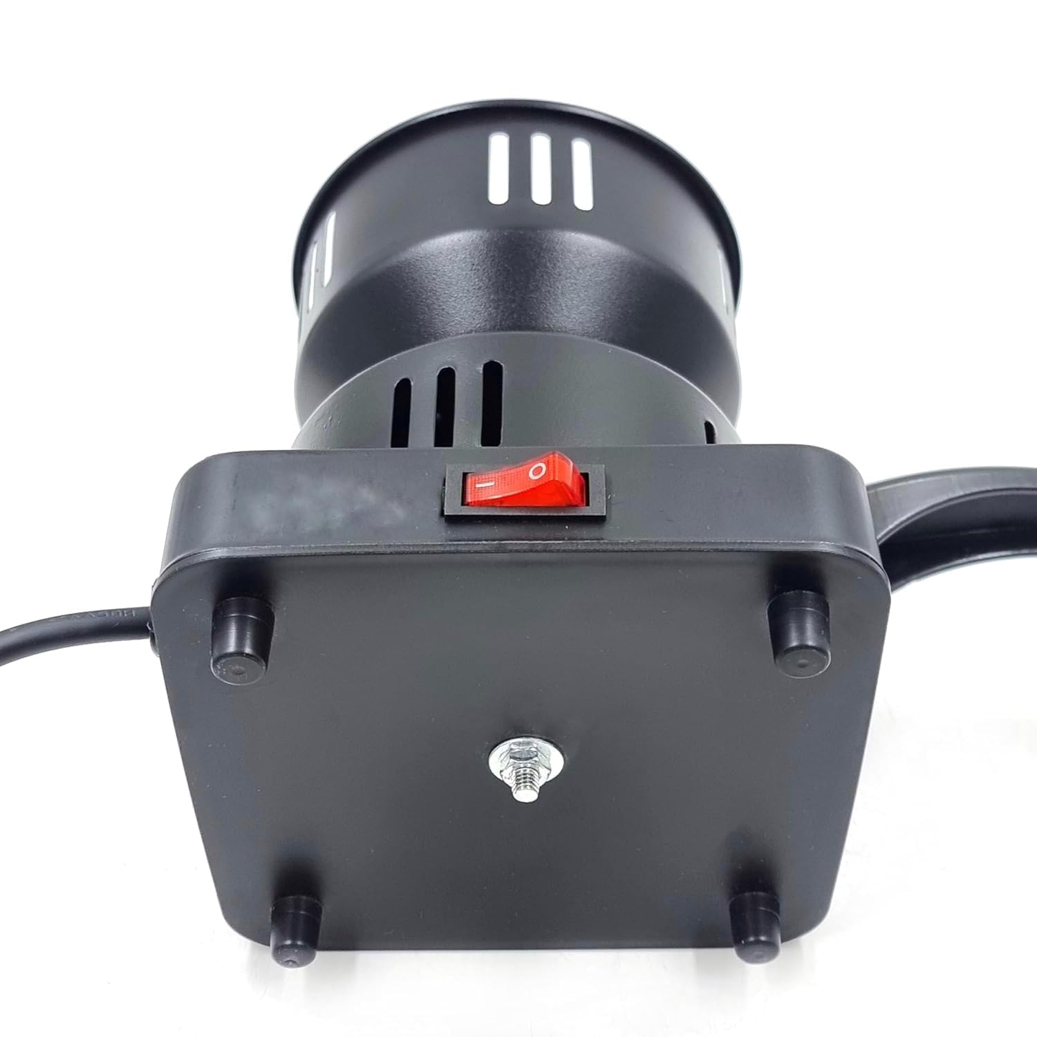 Electric Charcoal Burner with Wooden Handle & Removable Mesh Basket, कोयला बर्नर | Fast Heating Coal Igniter for Hookah, BBQ, Incense, Hawan & Cooking | Heavy Duty Smokeless Charcoal Heater