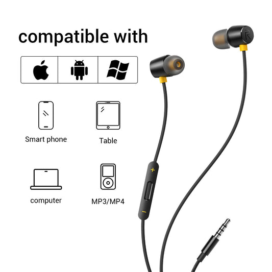realme Buds 2 Wired  (Black, In the Ear)