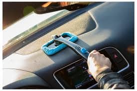 Windshield Microfiber Wonder Glass Window Cleaner with Spray Bottle Wonder Wind Shield Easy Use car Window Cleaner Wiper Tool