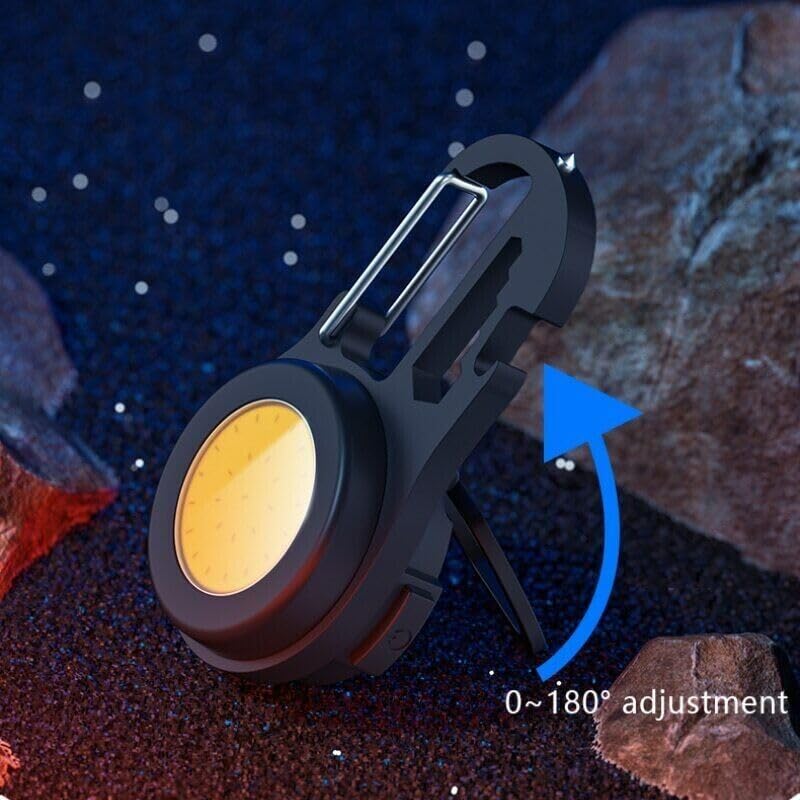 Mini LED Inspection Lights, COB LED Rechargeable Work Lamp, 800 Lumens, Hand Light, Portable Work Lamp, Magnetic Mechanic Light, for Repair, Emergency, Camping