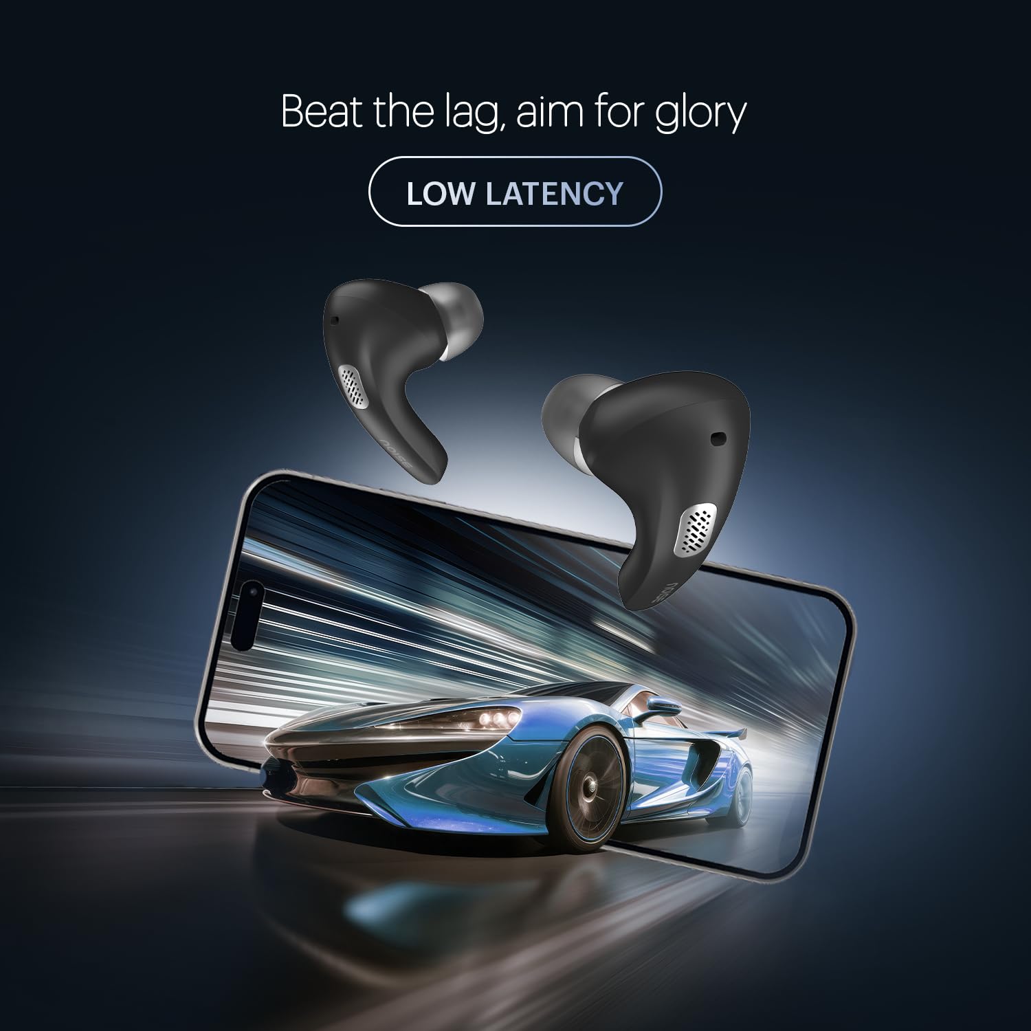 Noise Newly Launched Buds E1 in-Ear Truly Wireless Earbuds with Pebble Grain Design, 35H of Playtime, Quad mic ENC,10mm Driver, Low Latency, BT v5.3