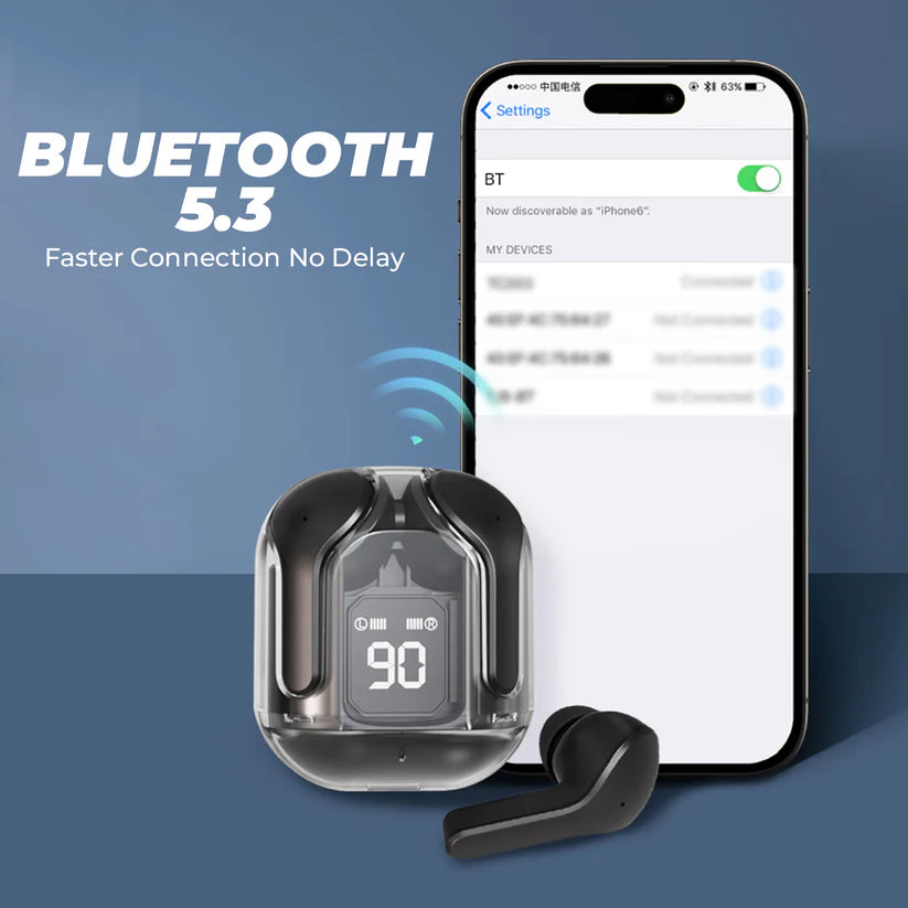 Transparent crystal Earbuds